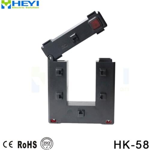 Amazing Update Clamp on split core current transformer HK-58 250-1200A/5A Class0.5 electrical transformer with hole 50*80 mm cts