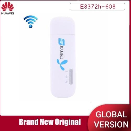 Unlocked Huawei E8372h-608 e8372h-320 Wingle LTE Universal 4G USB MODEM WIFI Mobile Support 10 Wifi Users