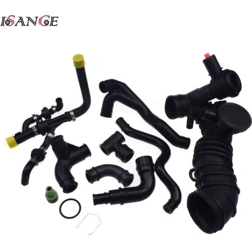 Vacuum Crankcase Air Filter Intake Hose Pipe Connector & Vent Valve For 1.8T Audi A4 S4 A6 S6 & VW Passat SKODA Superb SEAT Exeo