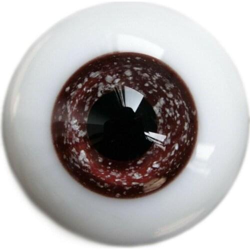 [wamami] 16mm Brown Glass Eyes Eyeball BJD Doll Dollfie Reborn Making Crafts