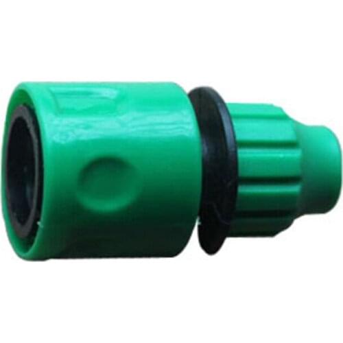 1 pc Fast Coupling Adapter Drip Tape For Irrigation Hose Connector With 1/4 "barbed Connector Garden Irrigation Garden Tools