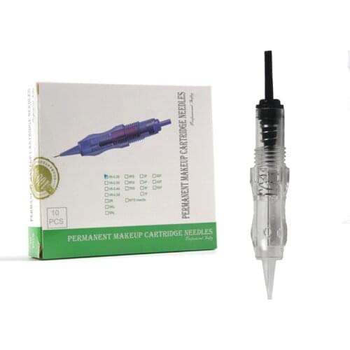 10/50/100pcs Permanent Makeup Machine Tattoo Needles Eyebrow Lips Cartridge Needles 1RL/2R/3RL/5/7/9RL For Tattoo Machine Pen