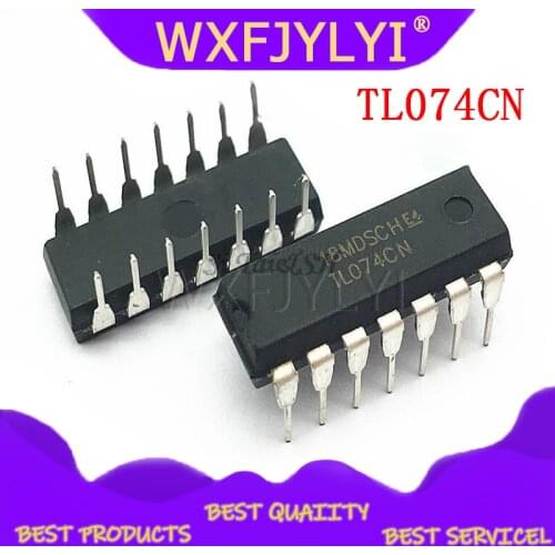 10PCS TL074CN DIP14 TL074 DIP 074CN DIP new and original IC
