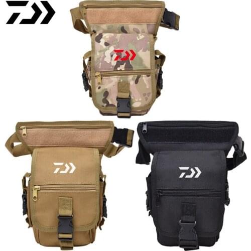 2021 Daiwa Waterproof Military Men Tactical Fishing Waist Bag Outdoor Sports Hiking Hunting Riding Army Pouch Climbing Belt Bag