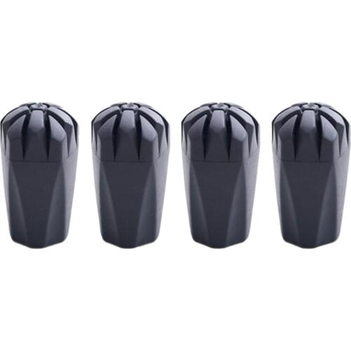 4x Hiking Stick Tips Anti-slip Outer Pole Cap Replacement End Protection