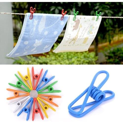 50PCS Excellent Quality Stainless Steel Spring Clothes Socks Hanging Pegs Clips Clamps