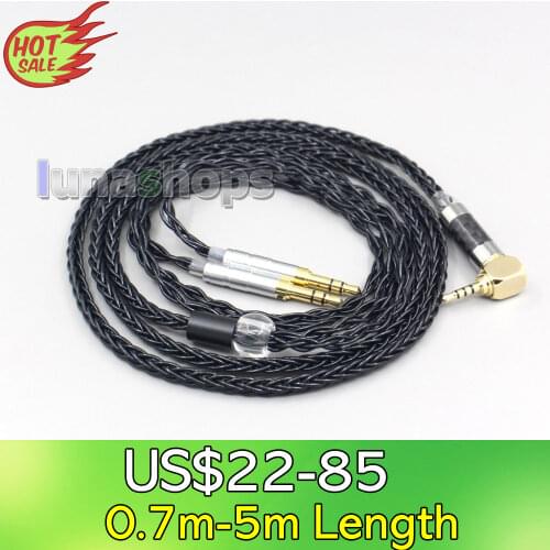 LN006426 8 Core Headphone Earphone Cable For Denon AH-D600 D7100 Hifiman Sundara Ananda HE1000se HE6se he400i he400se Arya