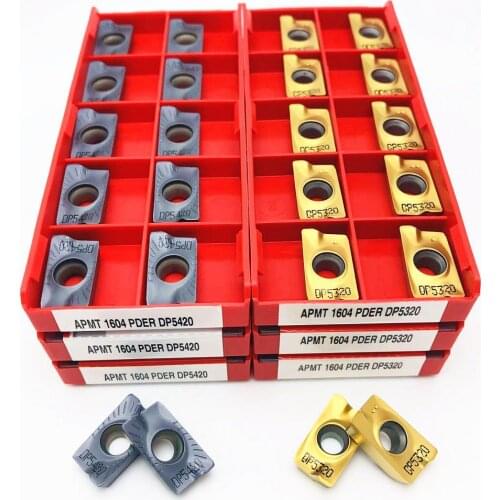 APMT1604 PDER DP5320/DP5420 Milling Carbide Insert Lathe Parts Tool APMT CNC Tool Milling Cutter Finishing APMT1604PDER Insert