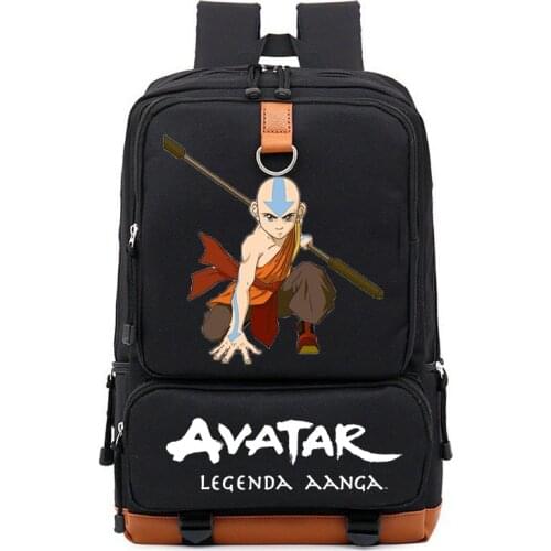 Avatar The Last Airbender Backpack Boys Girls Students School Bag Daily Travel Backpacks Large Capacity Laptop Bookbag Mochila