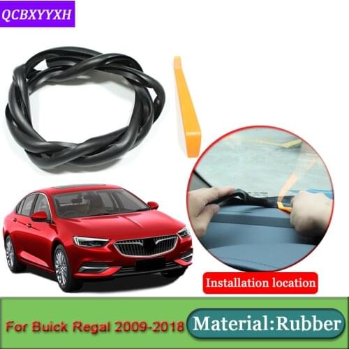 Car-styling For Buick Regal 2009-2018 Anti-Noise Soundproof Dustproof Car Dashboard Windshield Sealing Strips Auto Accessories