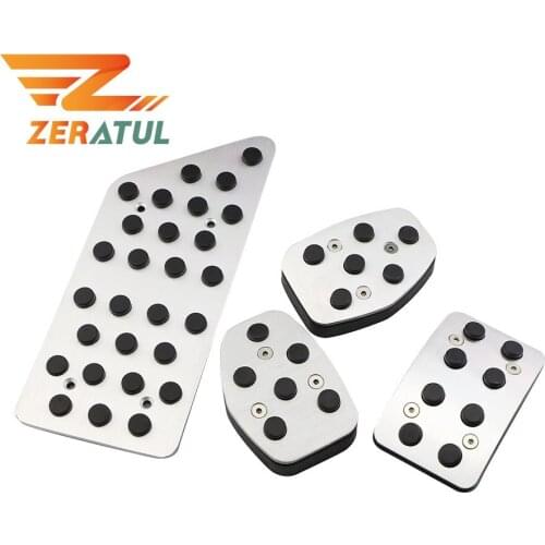 Zeratul Auto Brake Gas Clutch Fuel Accelerator Pedal Cover for Peugeot 508 3008 for Citroen C5 C6 LHD Car Pedals Accessories