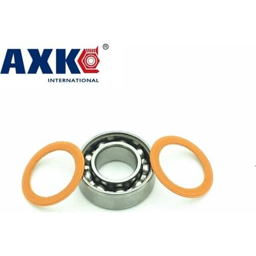 Axk Free Shipping 10pcs 3x8x4 Stainless Steel Hybrid Ceramic Ball Bearing 3x8x4mm S693 2rs Cb Abec7 Fishing Vessel Bearing