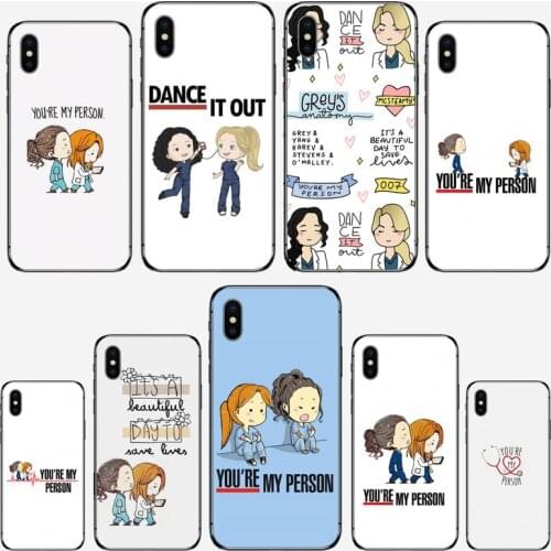 Greys Anatomy Nurse Doctor Phone Case for iPhone 11 12 mini pro XS MAX 8 7 6 6S Plus X 5S SE 2020 XR