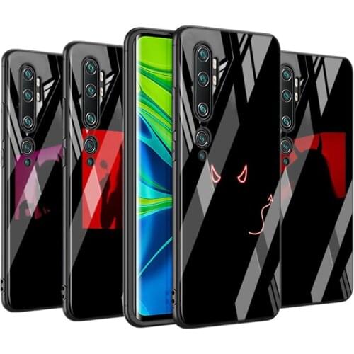 Tempered Glass Cover Aesthetic Devil Woman For Xiaomi Mi 11 11i 10T CC9E 9T Note 10 Ultra Pro Lite 5G Phone Case