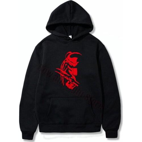 Black Mens PREDATOR Alien Hoodies 1990s Classic sci Fi flim Arnie Women Sweatshirt Hoody Tops S-3XL AH6