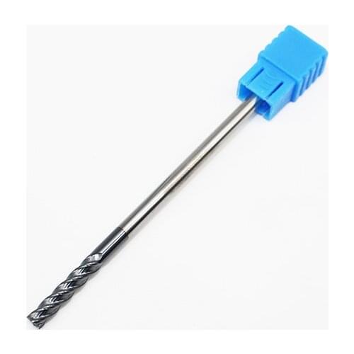 1PCS HRC50 4mm Solid Carbide Endmill D4X20LXD4X100L 4 Flute Standard Length Side milling Slotting Profiling face mill