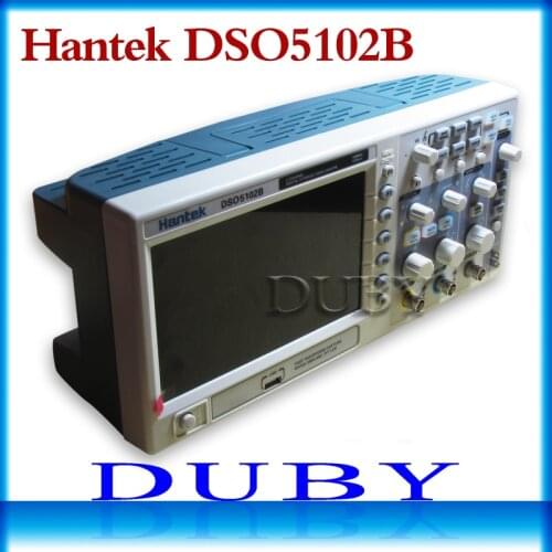 Hantek DSO5102B Digital Storage Oscilloscope Benchtop USB 100MHz 2CH 1GSa/s 25GSa/s,2 Channel,Better than ADS1102CAL DSO5102P