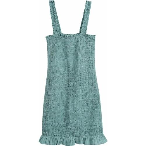 LUJIA ALAN Green Summer Dresses