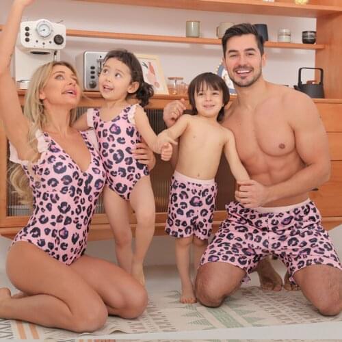 MUABABY Matching Swimwear For Mom And Daughter