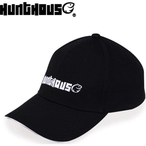 Hunthouse fishing Outdoor black cap Sports Caps Mens cotton Hat Baseball Cap Sun Hat Hunting Fishing Blank Desert Hat