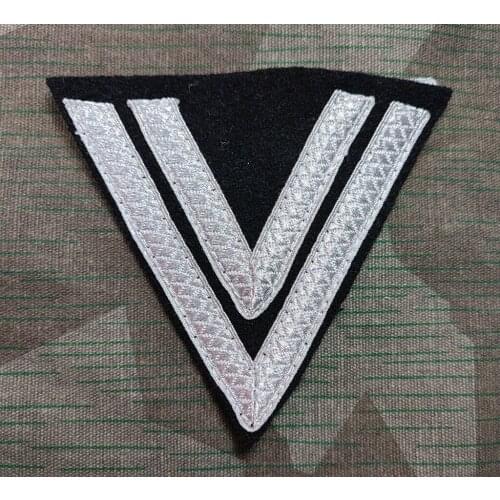 WWII GERMAN ELITE ROTTENFUHRER Obergefreiter SLEEVE RANK INSIGNIA