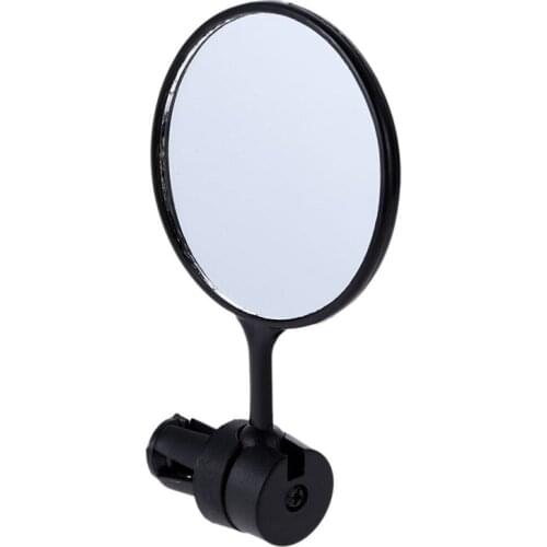 Bike Rear View Mirror 360-degree Adjustable Bicycle Handlebar Grip Rearview Glass