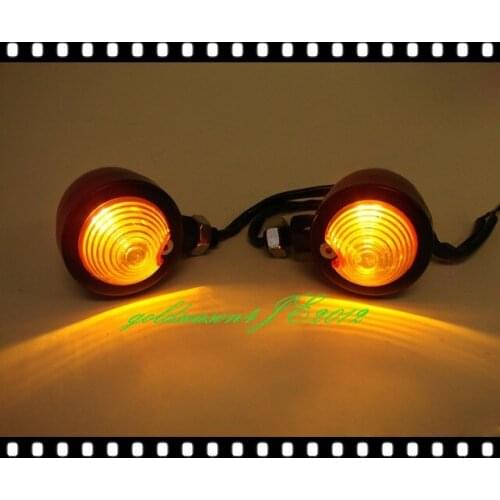 Amber TURN SIGNAL Bullet LIGHT for Kawasaki Vulcan VN 750 800 900 1600 1700