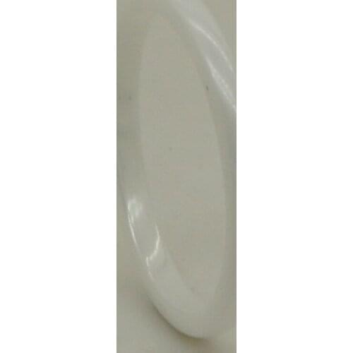 White color simple dome women/girl fashion slim rare 2mm width hi tech scratch proof ceramic ring 1pc