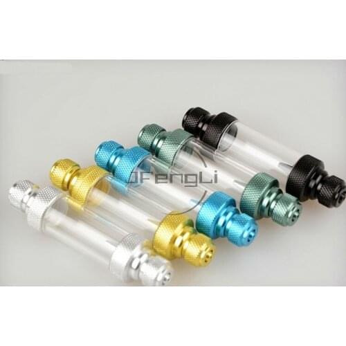 JFENGLI 2 PCS Material Tube to Tube 2 in 1 double head CO2 Check Valve Bubble Counter for regulator fish tank Aquarium