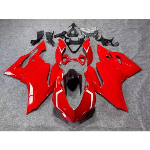 2021 WHSC Fairings Body Kit For DUCATI 1199 ABS Plastic Fairing Kit Red