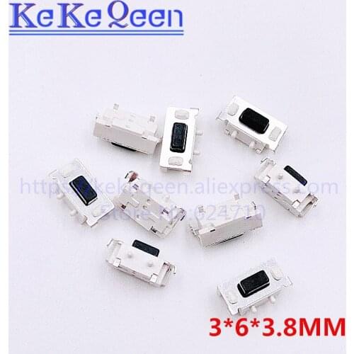 3*6*3.8 3X6X3.8MM 3*6*3.8MM SMD push button switch MP3 MP4 MP5 Tablet PC phone Button Bluetooth Headset Remote Control