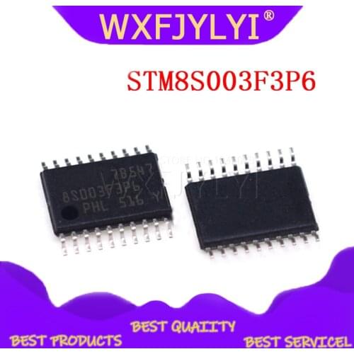 5pcs/lot STM8S003F3P6 STM8S003F3 TSSOP20 8-bit MCU ST method of single chip microcomputer