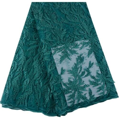 3D Flowers African Lace Fabric High Quality 2018 French Tulle Lace Fabric Applique Net Lace For Nigerian Wedding Dress 998