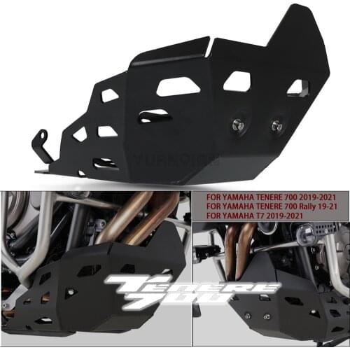 For YAMAHA TENERE700 Motorcycle CNC Aluminium Skid Plate Bash Frame Guard Protector Cover TENERE 700 Rally 2019-2021 Accessories