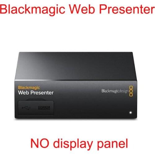 Blackmagic Web Presenter Webstreaming Live Webstreaming Pusher SDI HDMI for TV YouTube Twitch Facebook High quality live
