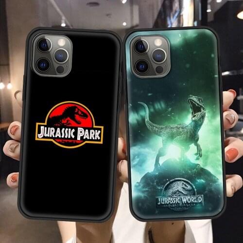 Phone case For iphone 12 11 pro max 12 mini xs max xR x 8 7 plus SE Bumper tpu Fundas caso Smartphone World Jurassic Park