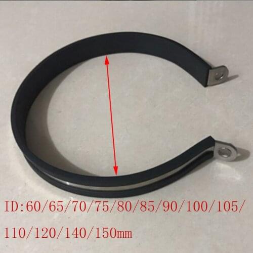 60/65/70/75/80/85/90/100/105/110/140 mm Motorcycle Exhaust Pipe Muffler Holder Clamp Fixed Ring Support Round Bracket