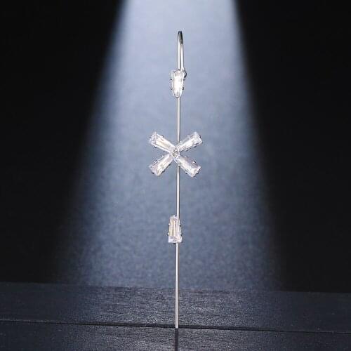 Emmaya New Fashion Jewelry Ingenious Design Earring For Women&Girls Noble Shiny Ornament Fancy Cubic Zircon Decoration