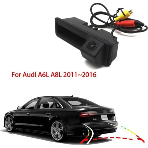 For Audi A3 A4 A6L A8L Q7 2011~2016 CCD full HD car rear view camera night vision reversing camera