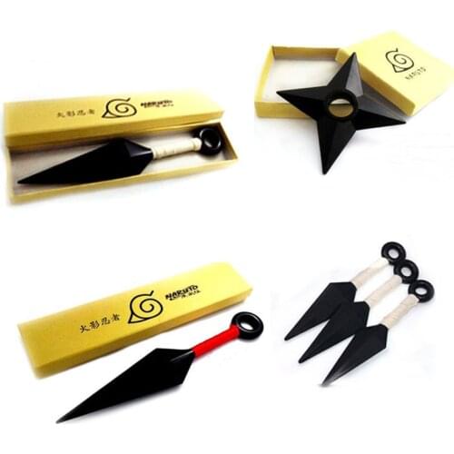 COS Halloween Naruto Konoha Ninja Kakashi Cosplay Props Kakashi No Weapon Shuriken Children Adult Darts Accessories