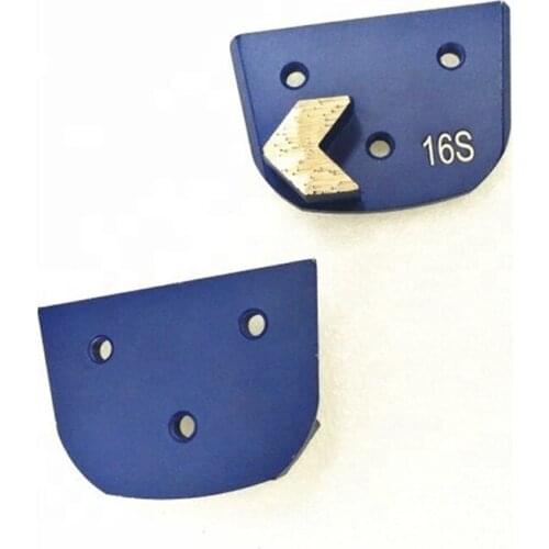 GT08 Top Sharpness Arrow Segments Diamond Grinding Plate Lavina Concrete Grinding Pads for Concrete Terrazzo Floor 12PCS