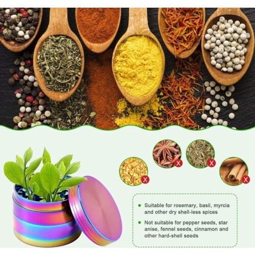 MLGB 4-Layer Manual Hand Grass Spice Herb Grinder Miller Crushers Machine Herb Tobacco Weed Grinder