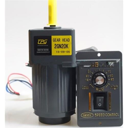 40W 220V AC Gear Speed Motor / Geared Motor 5IK40RGN-C Motor + Speed Governor AC Gear Speed Regulating Motor/speed Reducing