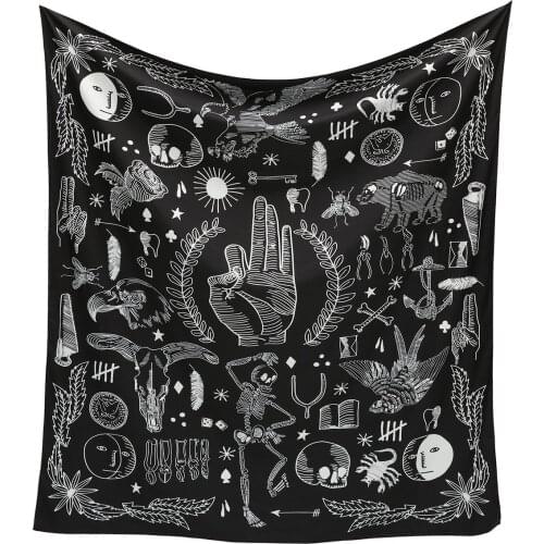 Wall Hanging Psychedelic Tapestry Wall Hanging Living Room Home Decor Sofa Cover Bed Sheet Psychedelic Rectangle Valance