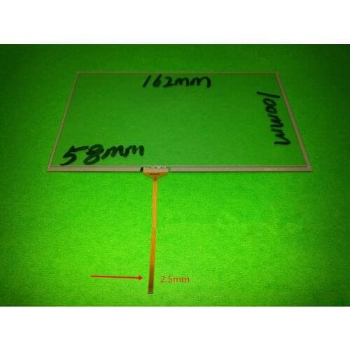 Original New 7" inch 4 wire Resistive Touch Screen Panel 162*100mm 162x100mm touch screen panel digitizer free shipping