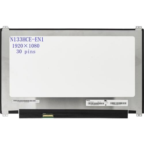 Original 13.3"inch N133HCE-EN1N133HCE-GA1NV133FHM-N63 LCD Display LED Panel FHD1920x1080 eDP 30Pin IPS 72%NTSC