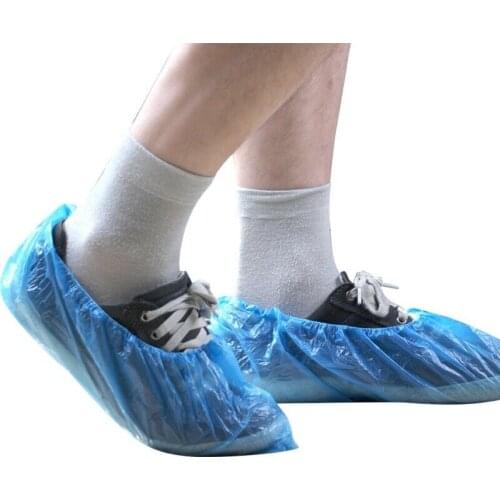 100 Pcs/Pack Plastic Rain Boot Covers Waterproof Boot Covers Disposable Shoe Covers Homes Overshoes