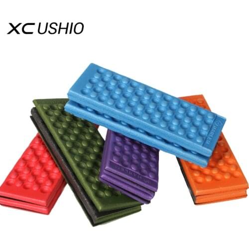 XC USHIO Portable Foldable Outdoor Camping Mat XPE Waterproof Seat Chair Picnic Moisture-proof Mattress Beach Mat Pad Foam Pad