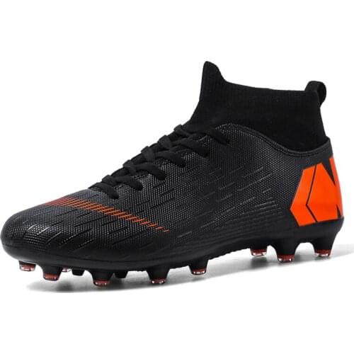 Sports Men Turf Football Boots Soccer Shoes Outdoor Kids Training Cleats Athletic Shoes Man Trainers Big Size 35-45 Snaekers