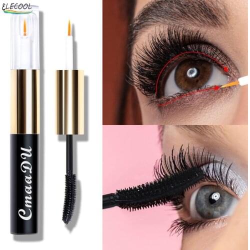 ELECOOL Eyelash Growth Serum Moisturize Mascara Essence For Eyelash Enhancer Thicker Lengthening Eyebrow Growth Makeup Cosmetic